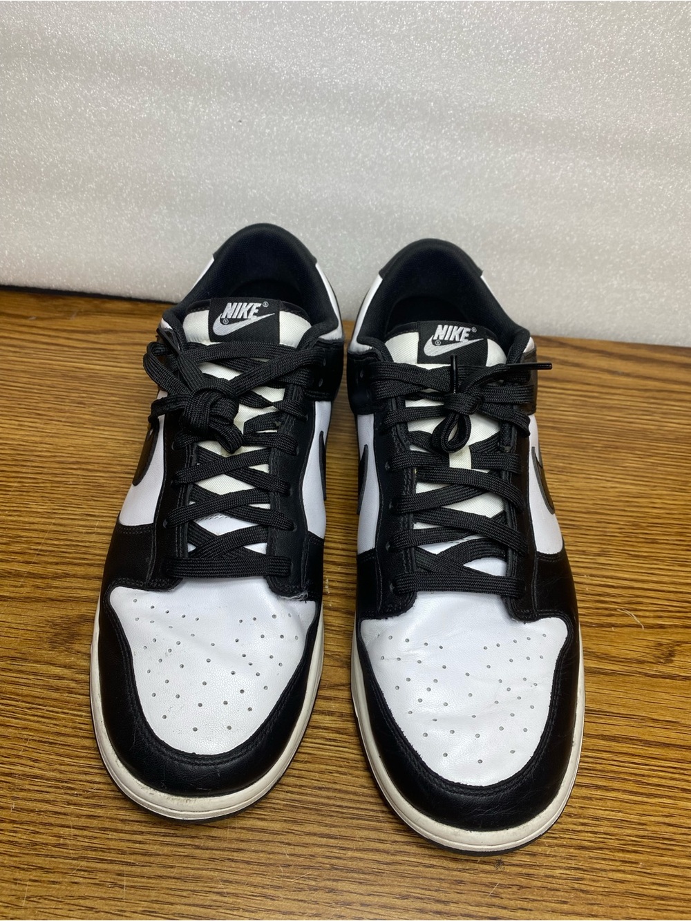 Men's Nike Dunk Low Retro "Panda" White/Black-White DD1391-100 Sneakers Size 12
